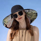 Women’s Wide Brim Sun Hat – Reversible Double-Sided UPF 50+ Summer & Beach Hat