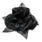 Women’s Organza Mesh Wide Brim Hat – Ruffle Summer Bridal Sun Hat for Weddings, Church, Parties & Beach