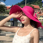 Women’s Wide Brim Straw Sun Hat – Foldable Beach Hat for Summer Holidays, Travel & UV Protection