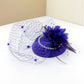 Women’s Retro French Top Hat – Elegant Mesh Fascinator Headdress for Evening Parties, Weddings & Social Events