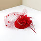 Women’s Retro French Top Hat – Elegant Mesh Fascinator Headdress for Evening Parties, Weddings & Social Events
