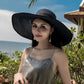 Women’s Wide Brim Straw Sun Hat – Foldable Beach Hat for Summer Holidays, Travel & UV Protection