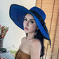Women’s Wide Brim Straw Sun Hat – Foldable Beach Hat for Summer Holidays, Travel & UV Protection