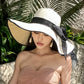 Women’s Wide Brim Straw Sun Hat – Foldable Beach Hat for Summer Holidays, Travel & UV Protection