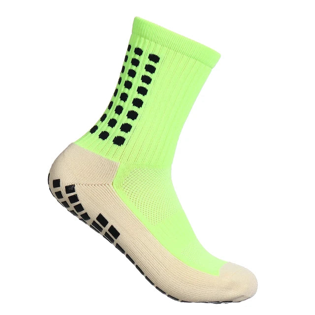 1 Pair Anti-Slip Football Socks Men High Quality Breathable Thickened Sports Socks Running Cycling Hiking Women Soccer Socks