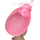 Gorgeous Formal Wedding Fedora Hat – Women’s Big Derby Flower Fascinator, Handmade Fashion Millinery Headpiece for Special Occasions