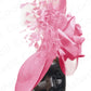Elegant Big Flower Wedding Fascinator Hat – Women’s Formal Cocktail, Tea Party, Church Headpiece with Headband, Ladies Derby Millinery Cap