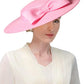 Wide Brim Church Fascinator Hat – Elegant Big Bowknot Fedora for Women, Kentucky Derby, Weddings & Tea Parties