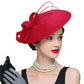 FS Fascinators Pillbox Hat for Women – Elegant Black & White Church Fedora, Wedding Kentucky Derby Dress Hat