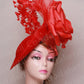 Elegant Big Flower Wedding Fascinator Hat – Women’s Formal Cocktail, Tea Party, Church Headpiece with Headband, Ladies Derby Millinery Cap