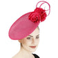Gorgeous Formal Wedding Fedora Hat – Women’s Big Derby Flower Fascinator, Handmade Fashion Millinery Headpiece for Special Occasions
