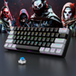 60% wired gaming keyboard, RGB backlight ultra compact mini keyboard, waterproof small compact 61 key keyboard for pc/Mac gamers