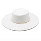 2025 Fashion Fedora Hats – Unisex Flat Top Dress Cap with Ribbon Band, Elegant Bowler Panama Jazz Hat for Men & Women