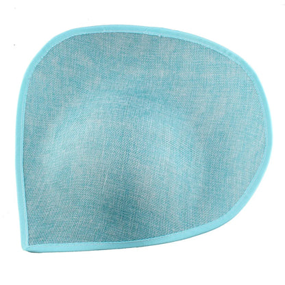 30CM Dark Green Imitation Sinamay Fascinator Base – DIY Wedding Hat, Church, Derby & Cocktail Headwear