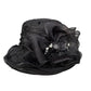 Elegant Ladies Fascinator Millinery Hat – Wide Brim Fedora with Bow, Summer Foldable Sun Cap for Church, Wedding & Kentucky Derby