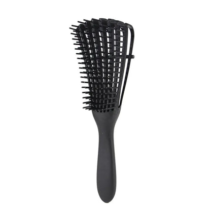 Detangling Exfoliating Hair Brush Massager Hair Comb for Curly Natural Hair, Afro America/African Hair Textured 3a to 4c Kinky Wavy/Curly/Wet/Dry/Oil/Thick/Long Hair for Men Women and Children.