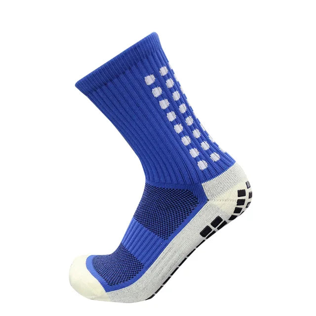 1 Pair Anti-Slip Football Socks Men High Quality Breathable Thickened Sports Socks Running Cycling Hiking Women Soccer Socks