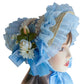 Handmade Lace Straw Sun Hat – Elegant Ribbon Wide Brim Hat for Women, Lolita Fashion Tea Party, Summer Beach & Travel
