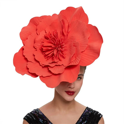 Women’s Large Flower Bow Fascinator Headband – Bridal, Prom, Wedding & Photo Shoot Hair Accessories