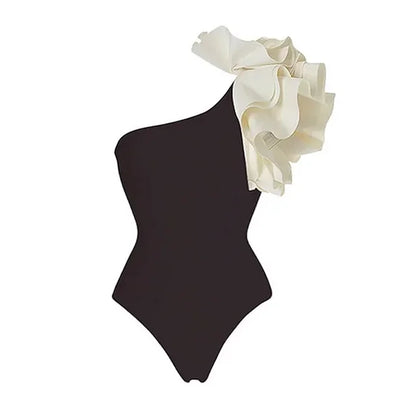 2024 New Flower One Piece Luxury Swimsuit Women Swimwear Monokini Bodysuit Bathing Suit Beach Wear