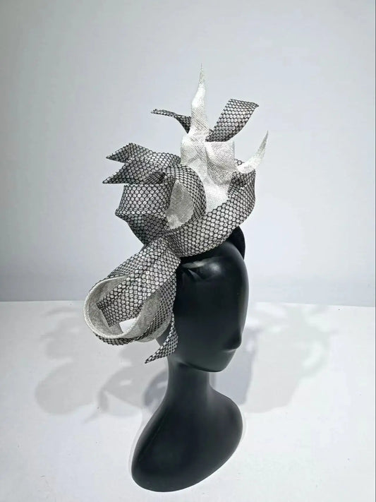 Handmade Floral Hat for Women – Elegant Sinamay Church Hat, Ladies’ Derby & Party Dress Headwear