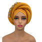 Diamonds Nigeria Raw Silk Autogele Headtie