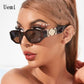 Retro Square Sunglasses Women Vintage Small Frame Fashion Luxury Designer