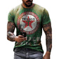 T shirts 3d Castrol Print Short Sleeve Letter Tops Fashion Oil