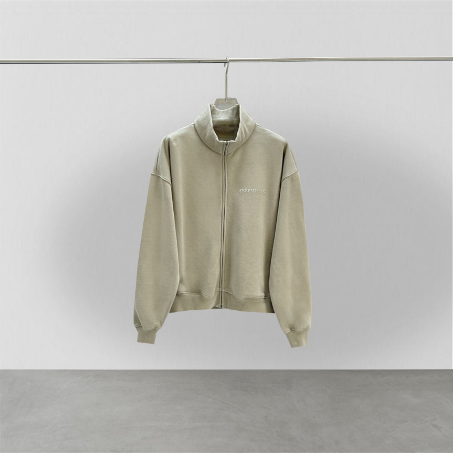 Fw23 Essentials High Neck Sweatshirt Coral Orange New Coral 3d Print Letter Hip Hip