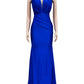 Elegant Evening Dress Long Party Gown Sexy Deep V Sleeveless Mermaid Bodycon Maxi