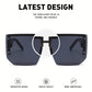 Rimless Square Frame Luxury Sunglasses UV 400