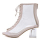 Transparent Knee level Sandals for Women