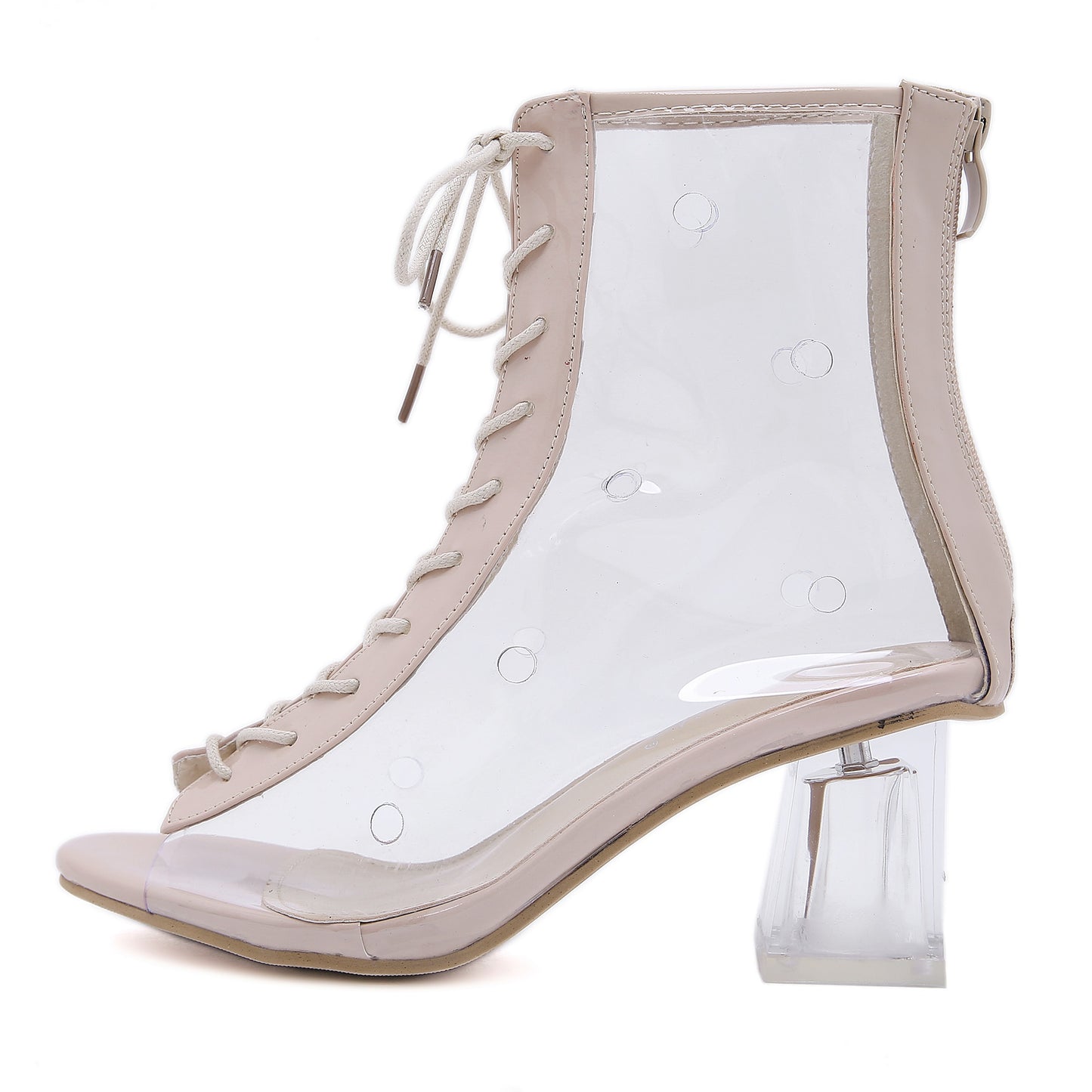 Transparent Knee level Sandals for Women
