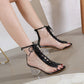 Transparent Knee level Sandals for Women