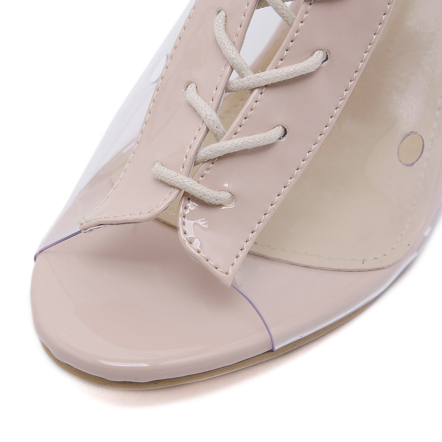 Transparent Knee level Sandals for Women