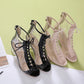 Transparent Knee level Sandals for Women