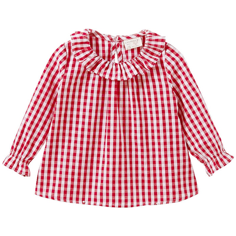 Checkered Blouse Top for Kids