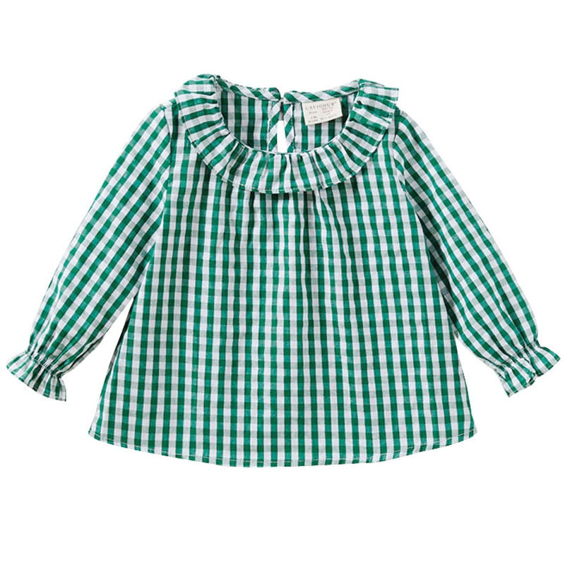 Checkered Blouse Top for Kids