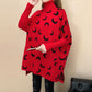 One Size Turtleneck cape moon Sweater for Women