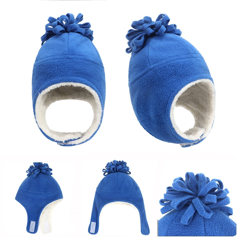 Thick Earflap Hat for Toddler Newborn