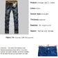 Slim Fit Classic Straight Stretch Denim Pants Trousers - Jeans