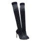 Over The Knee High Thigh Sock Boots
