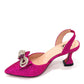 Pointed Sandals Shoes with Designer Bag for Women