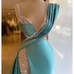 Crystal Glitter Satin Prom Dress