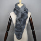 Winter Scarf Fluffy Pompoms Fur Scarves
