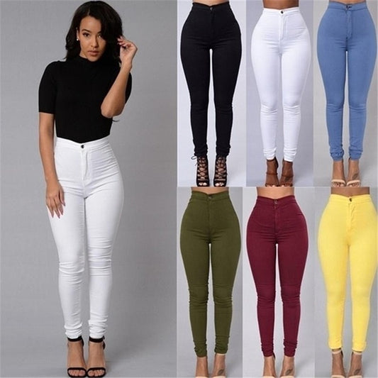 High Waist Skinny Pants Jeans for Women