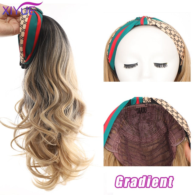 Synthetic Cute Headband Wig for Women