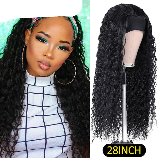 Curly Headband Synthetic Wig for Women