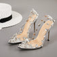 Rhinestone high heels