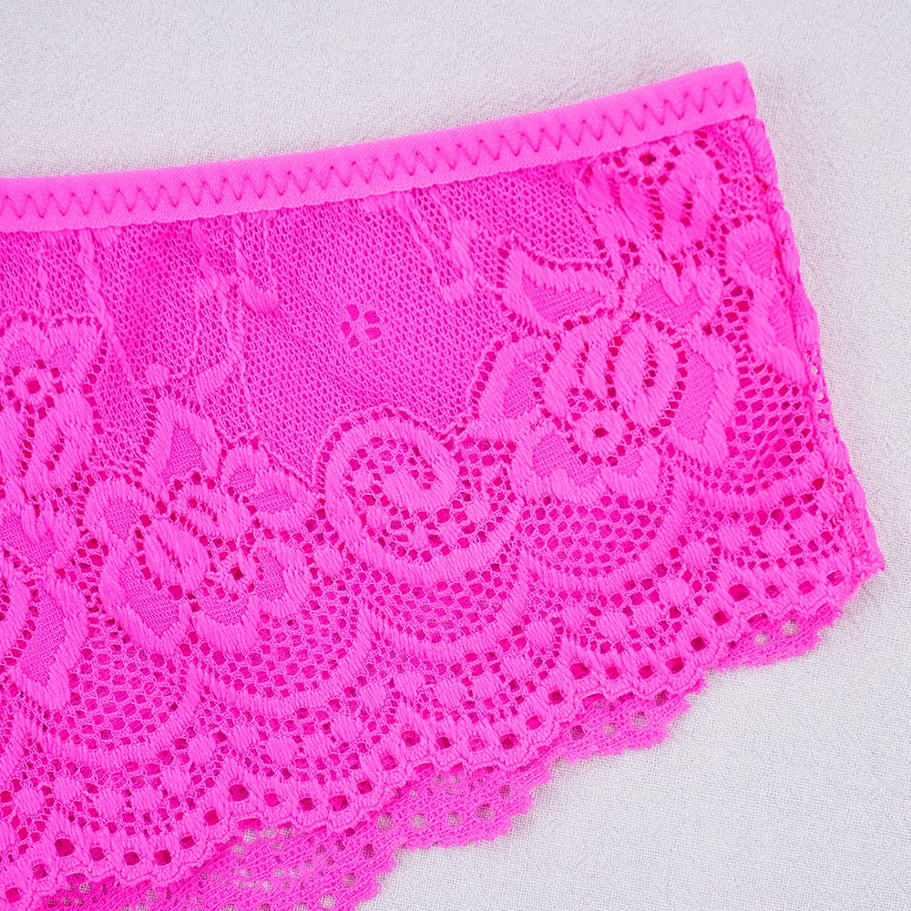 3pcs Women Sexy Full Lace Panties